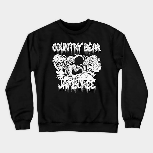 Country Bear Jamboree Metal Crewneck Sweatshirt by Limit Break Merch